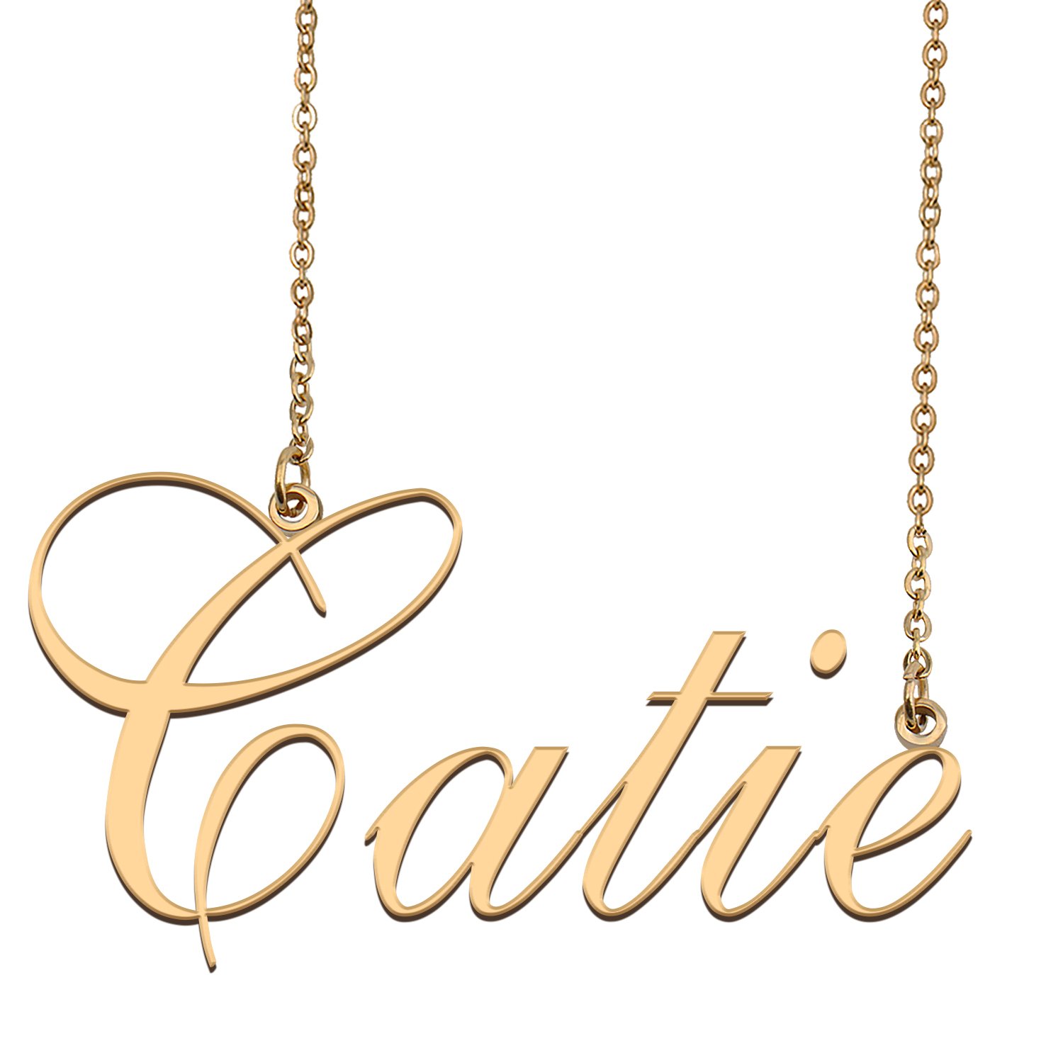 Custom Made Dainty My Name Necklace Best Friendship Jewelry Gifts for Her Catie