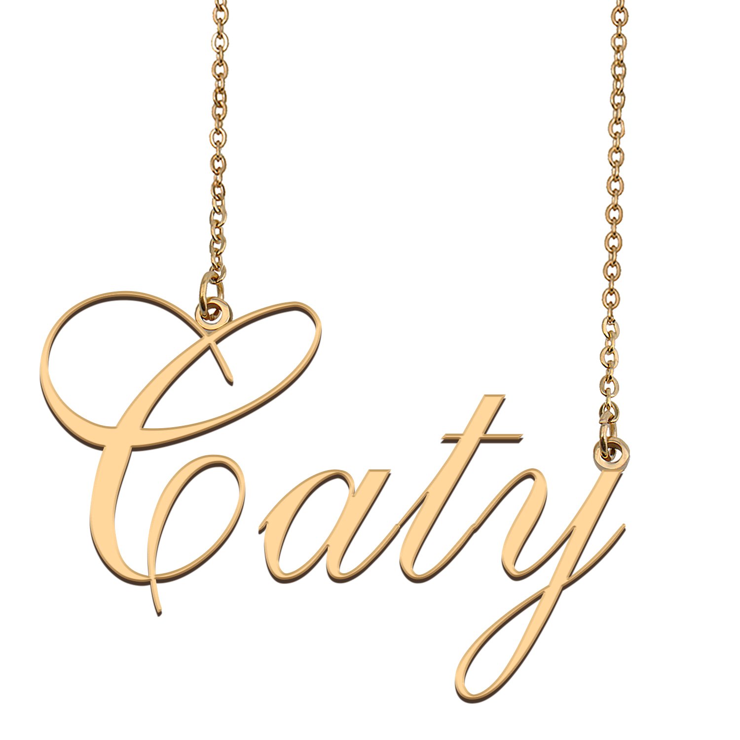 Custom Made Dainty My Name Necklace Best Friendship Jewelry Gifts for Her Caty
