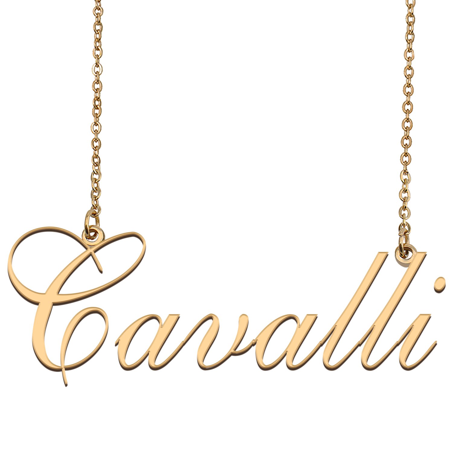 Custom Made Dainty My Name Necklace Best Friendship Jewelry Gifts for Her Cavalli