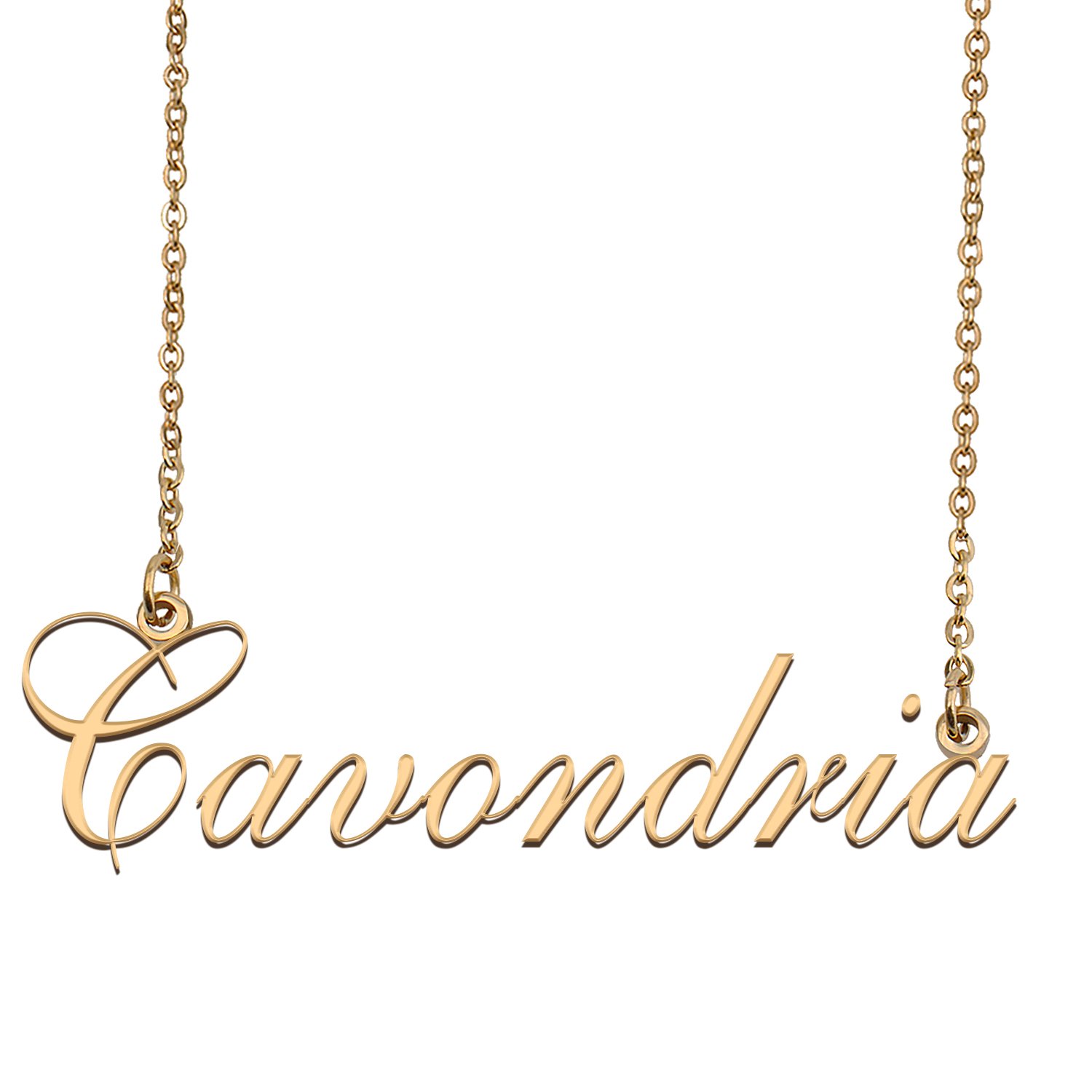 Custom Made Dainty My Name Necklace Best Friendship Jewelry Gifts for Her Cavondria