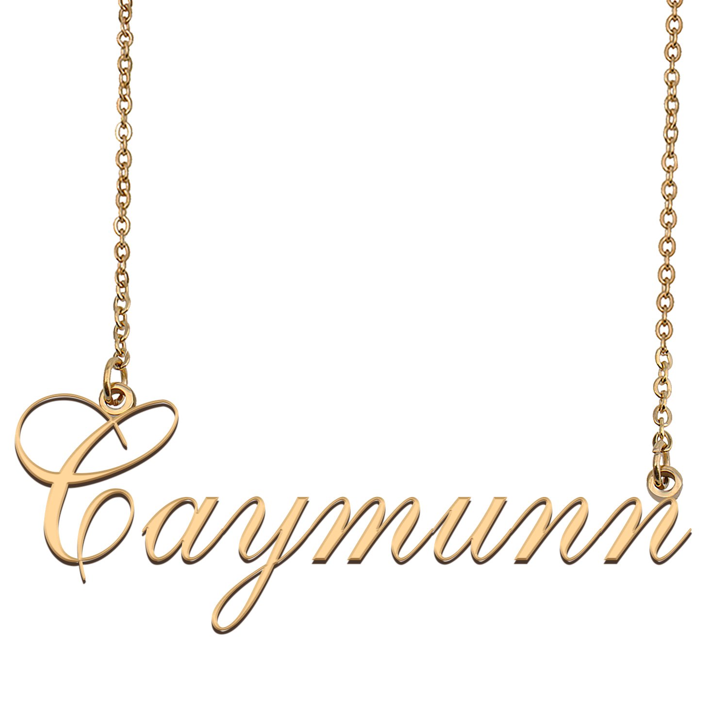 Custom Made Dainty My Name Necklace Best Friendship Jewelry Gifts for Her Caymunn