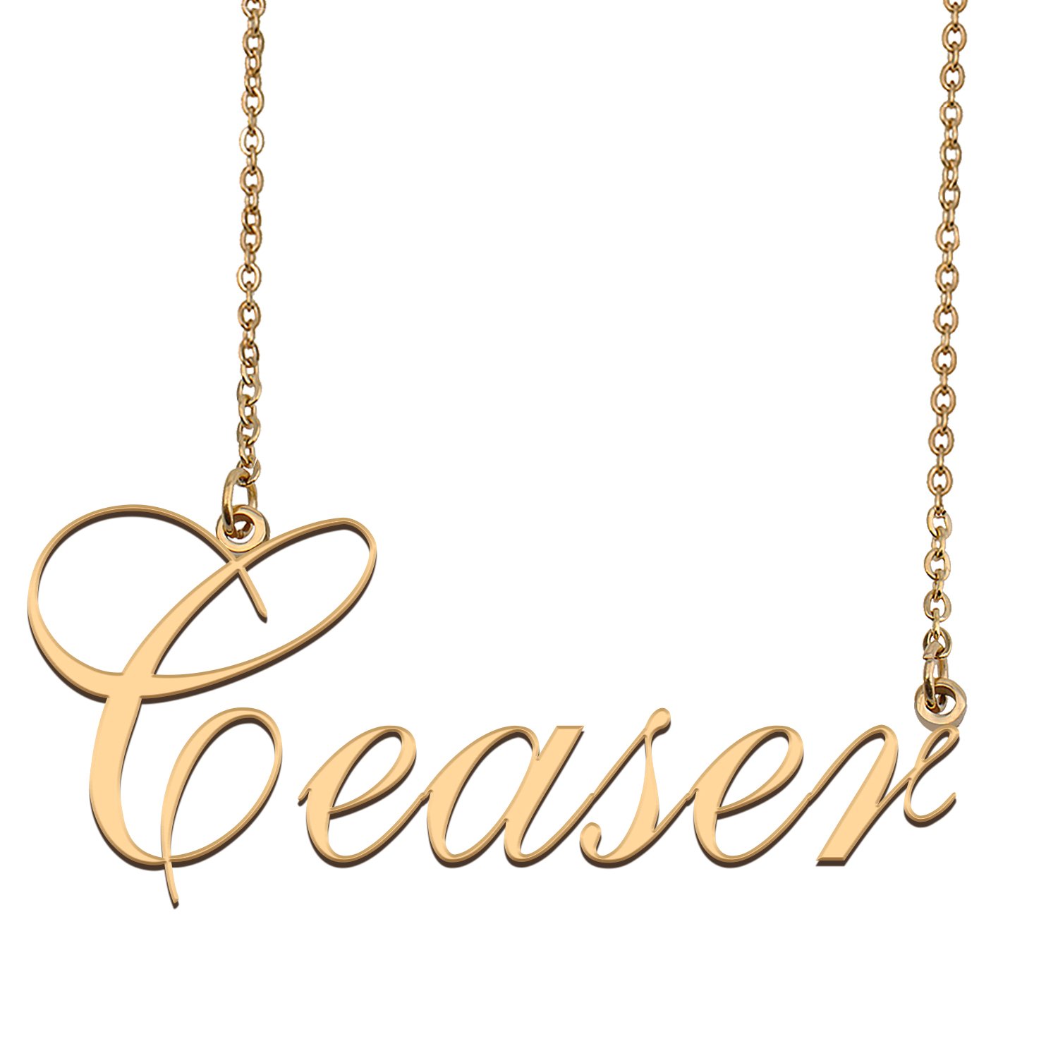 Custom Made Dainty My Name Necklace Best Friendship Jewelry Gifts for Her Ceaser