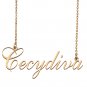 Custom Made Dainty My Name Necklace Best Friendship Jewelry Gifts for Her Cecydiva