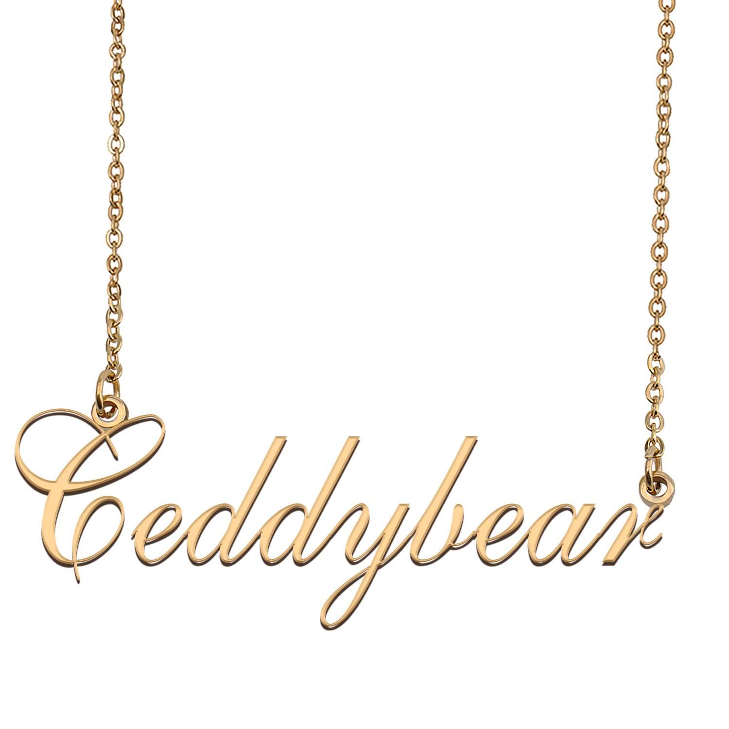 Custom Made Dainty My Name Necklace Best Friendship Jewelry Gifts for Her Ceddybear