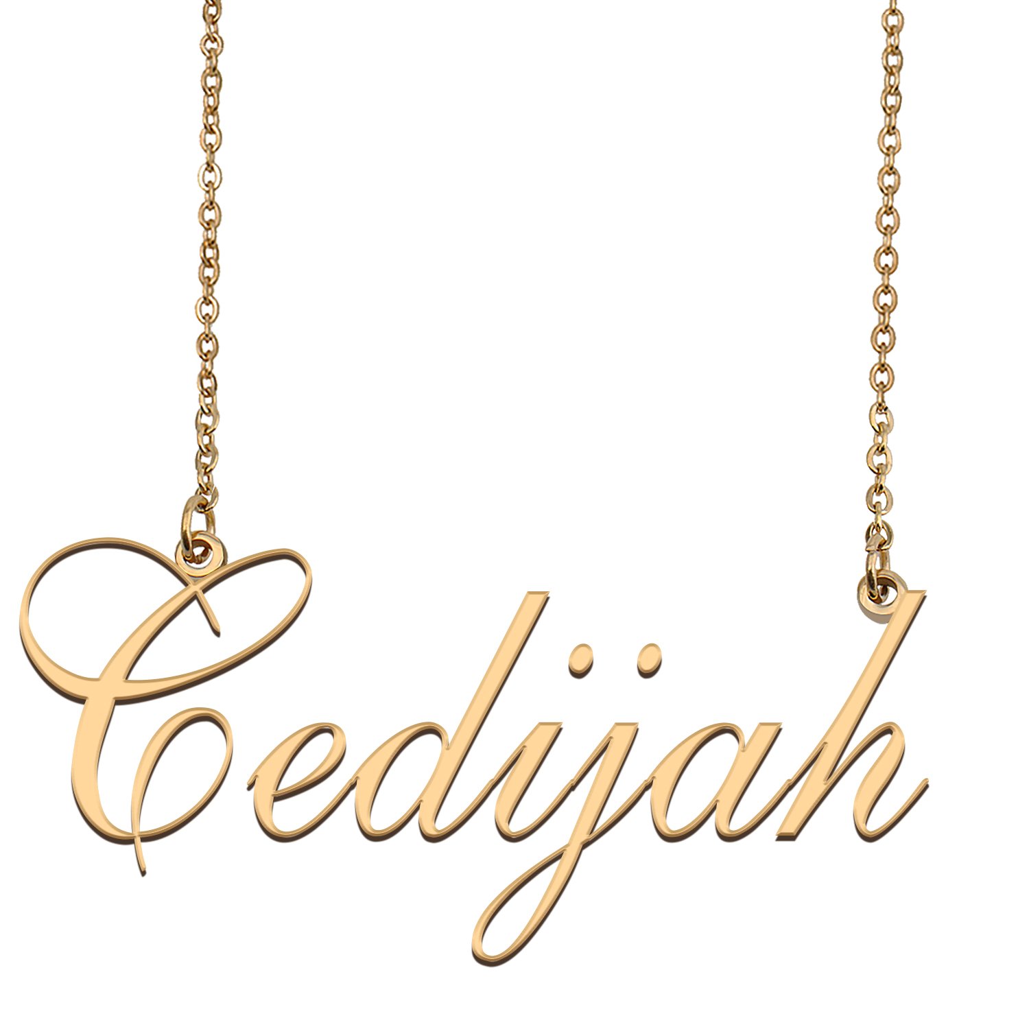 Custom Made Dainty My Name Necklace Best Friendship Jewelry Gifts for Her Cedijah