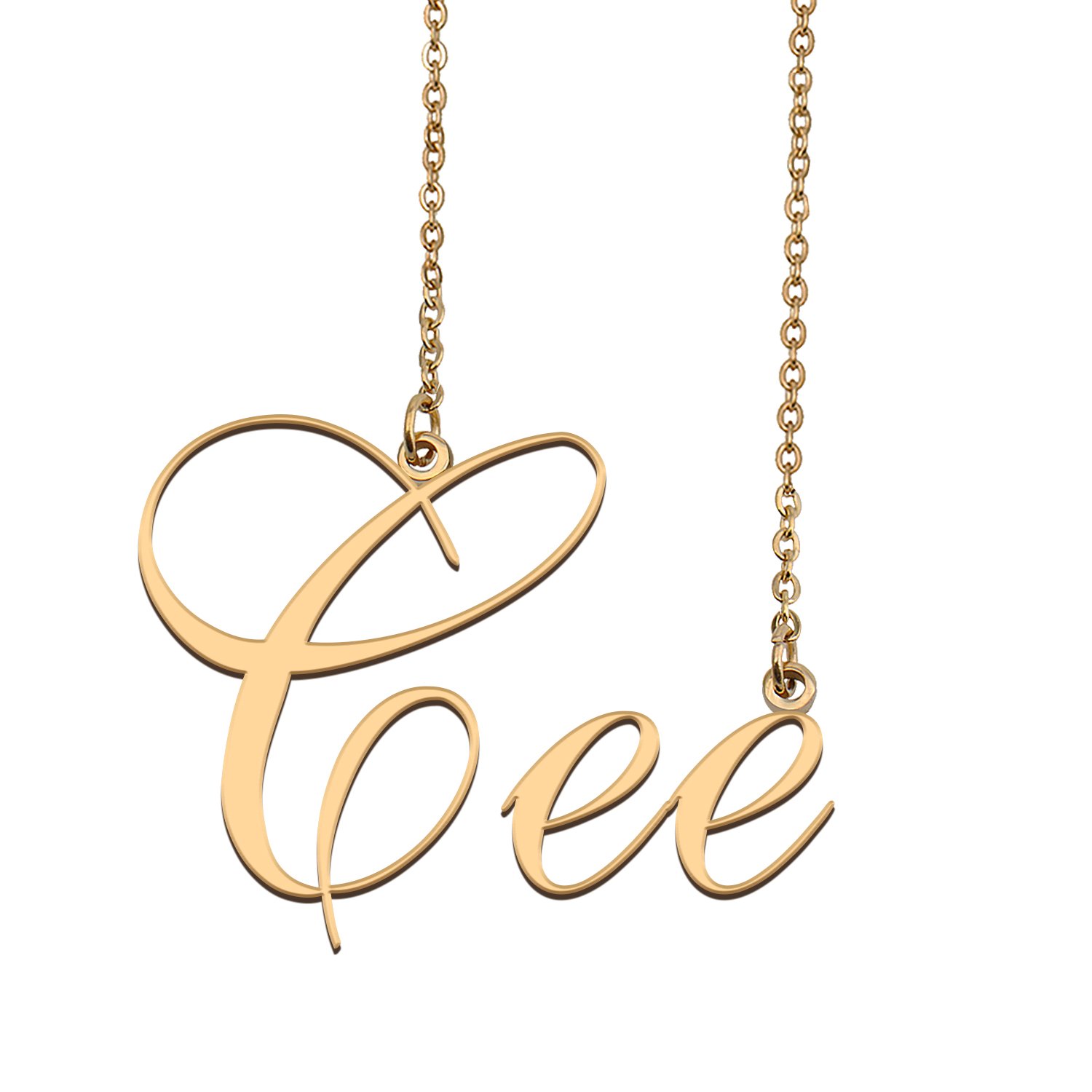 Custom Made Dainty My Name Necklace Best Friendship Jewelry Gifts for Her Cee