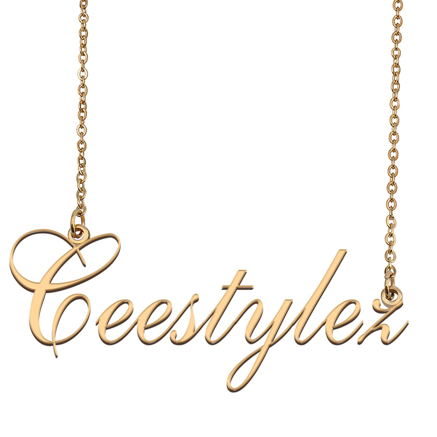 Custom Made Dainty My Name Necklace Best Friendship Jewelry Gifts for Her Ceestylez