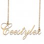 Custom Made Dainty My Name Necklace Best Friendship Jewelry Gifts for Her Ceestylez