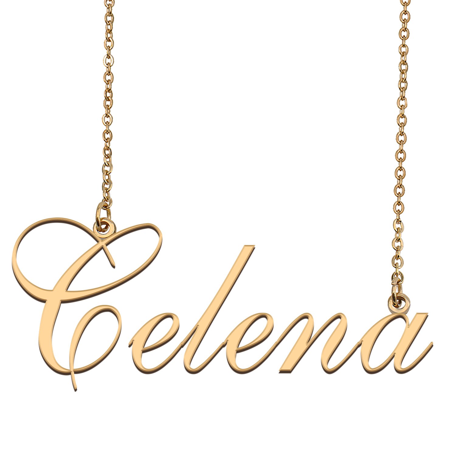Custom Made Dainty My Name Necklace Best Friendship Jewelry Gifts for Her Celena