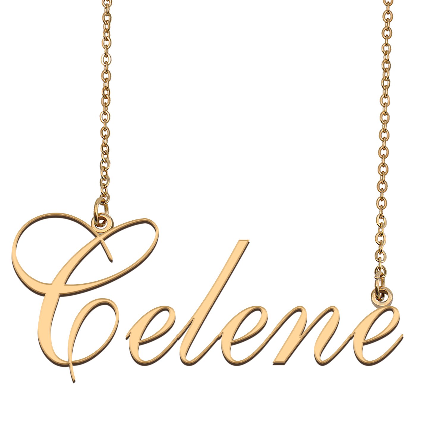 Custom Made Dainty My Name Necklace Best Friendship Jewelry Gifts for Her Celene