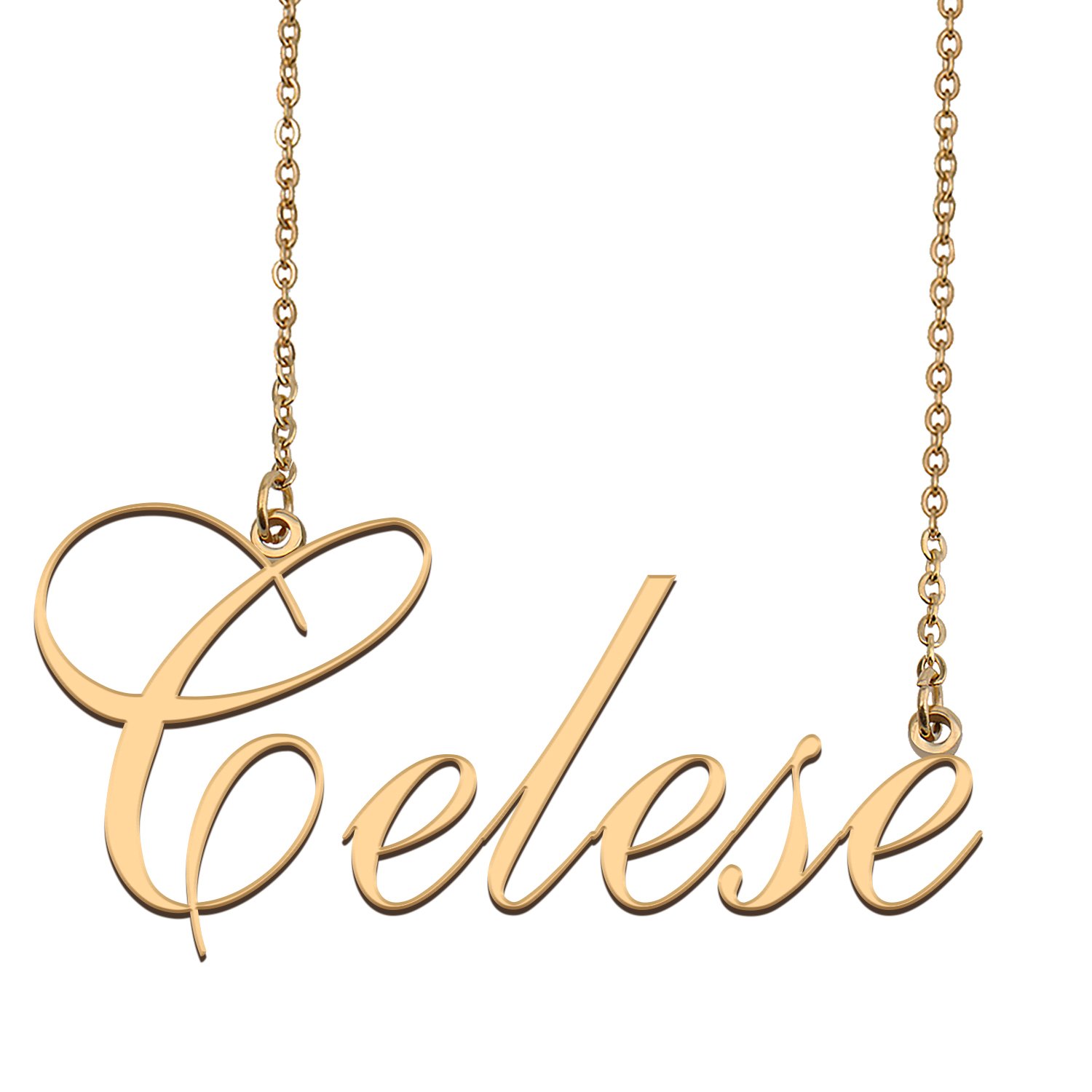 Custom Made Dainty My Name Necklace Best Friendship Jewelry Gifts for Her Celese