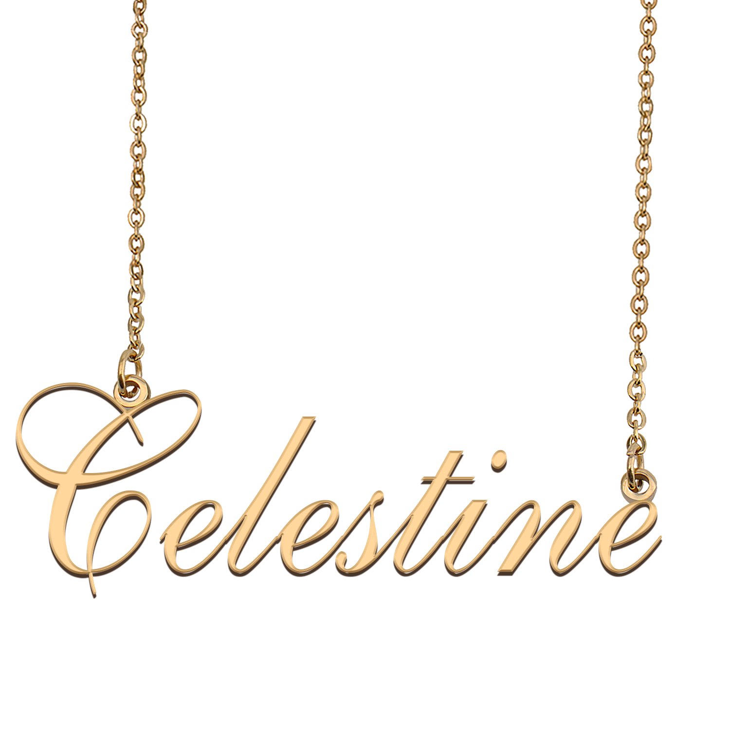 Custom Made Dainty My Name Necklace Best Friendship Jewelry Gifts for Her Celestine