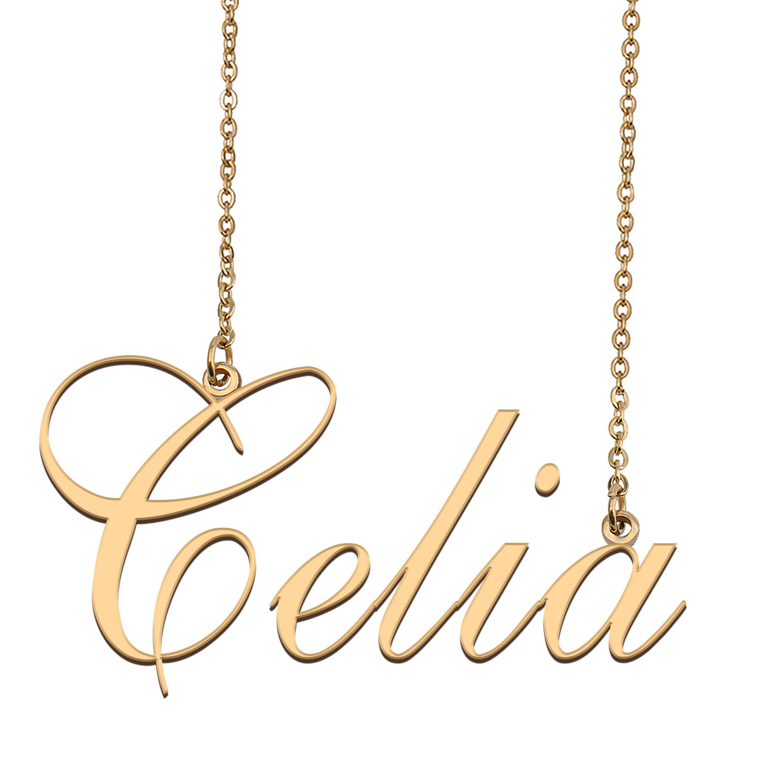Custom Made Dainty My Name Necklace Best Friendship Jewelry Gifts for Her Celia