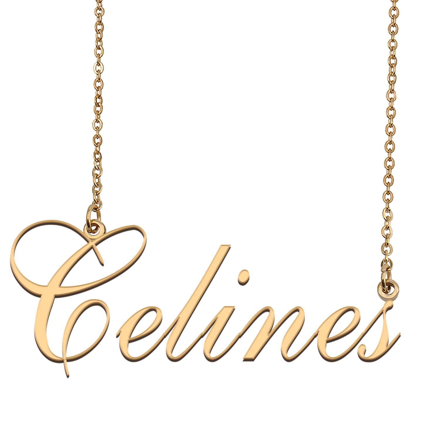 Custom Made Dainty My Name Necklace Best Friendship Jewelry Gifts for Her Celines