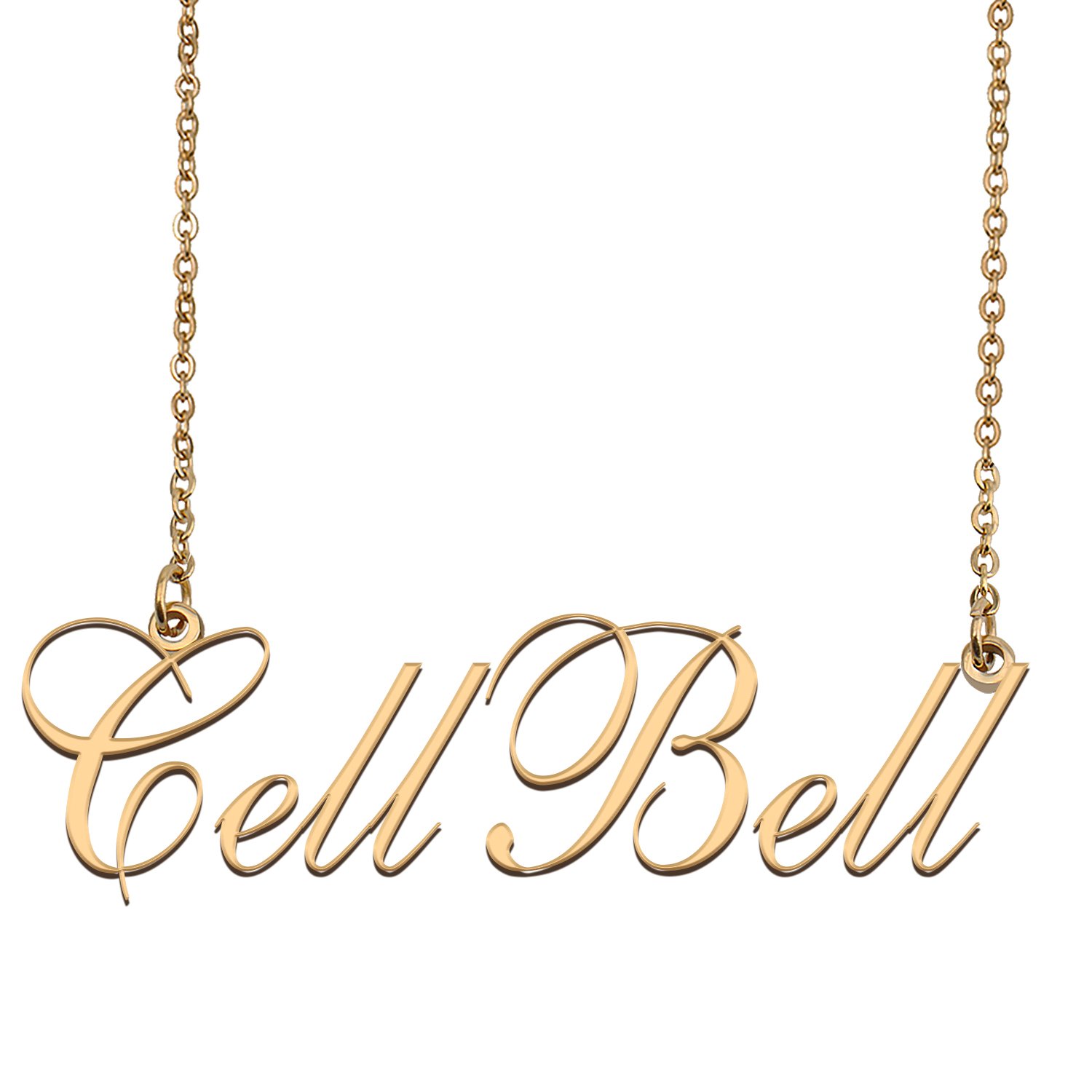 Custom Made Dainty My Name Necklace Best Friendship Jewelry Gifts for Her CellBell