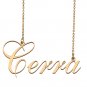 Custom Made Dainty My Name Necklace Best Friendship Jewelry Gifts for Her Cerra