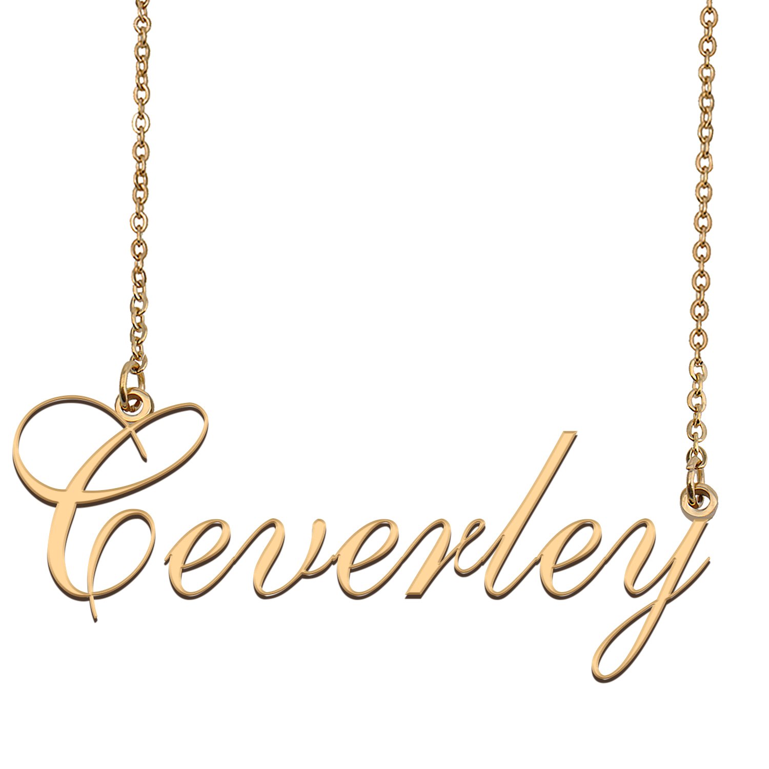 Custom Made Dainty My Name Necklace Best Friendship Jewelry Gifts for Her Ceverley