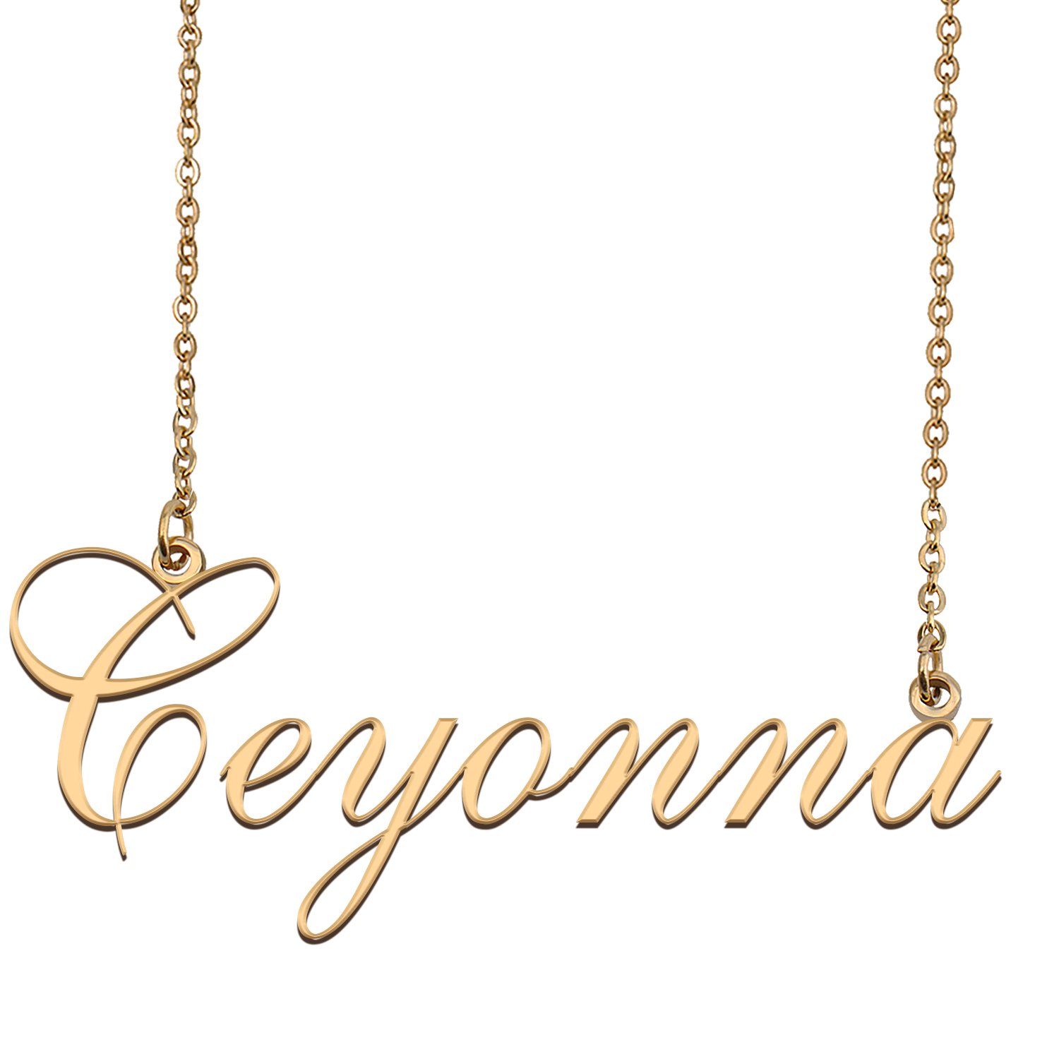 Custom Made Dainty My Name Necklace Best Friendship Jewelry Gifts for Her Ceyonna