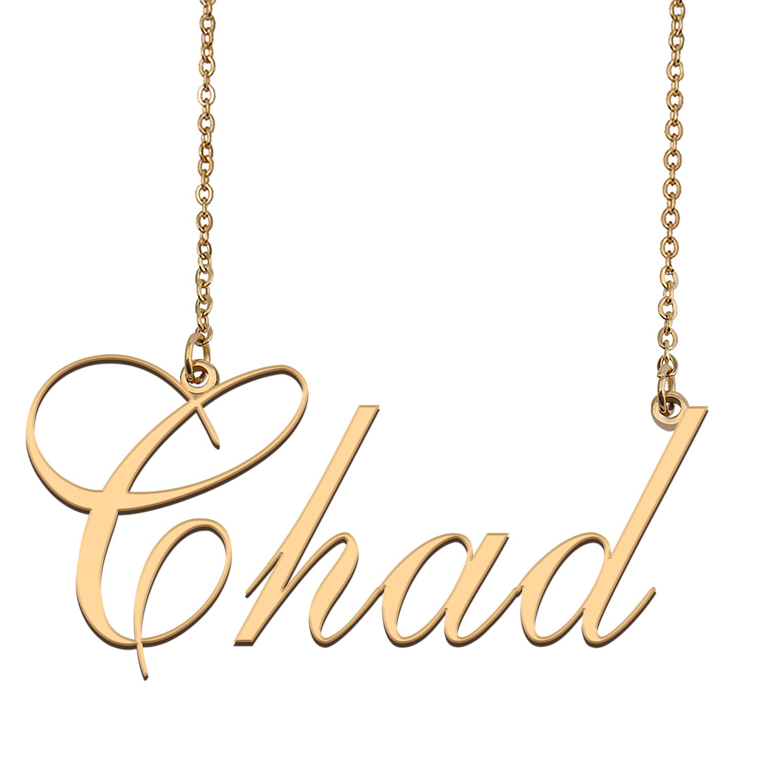 Custom Made Dainty My Name Necklace Best Friendship Jewelry Gifts for Her Chad