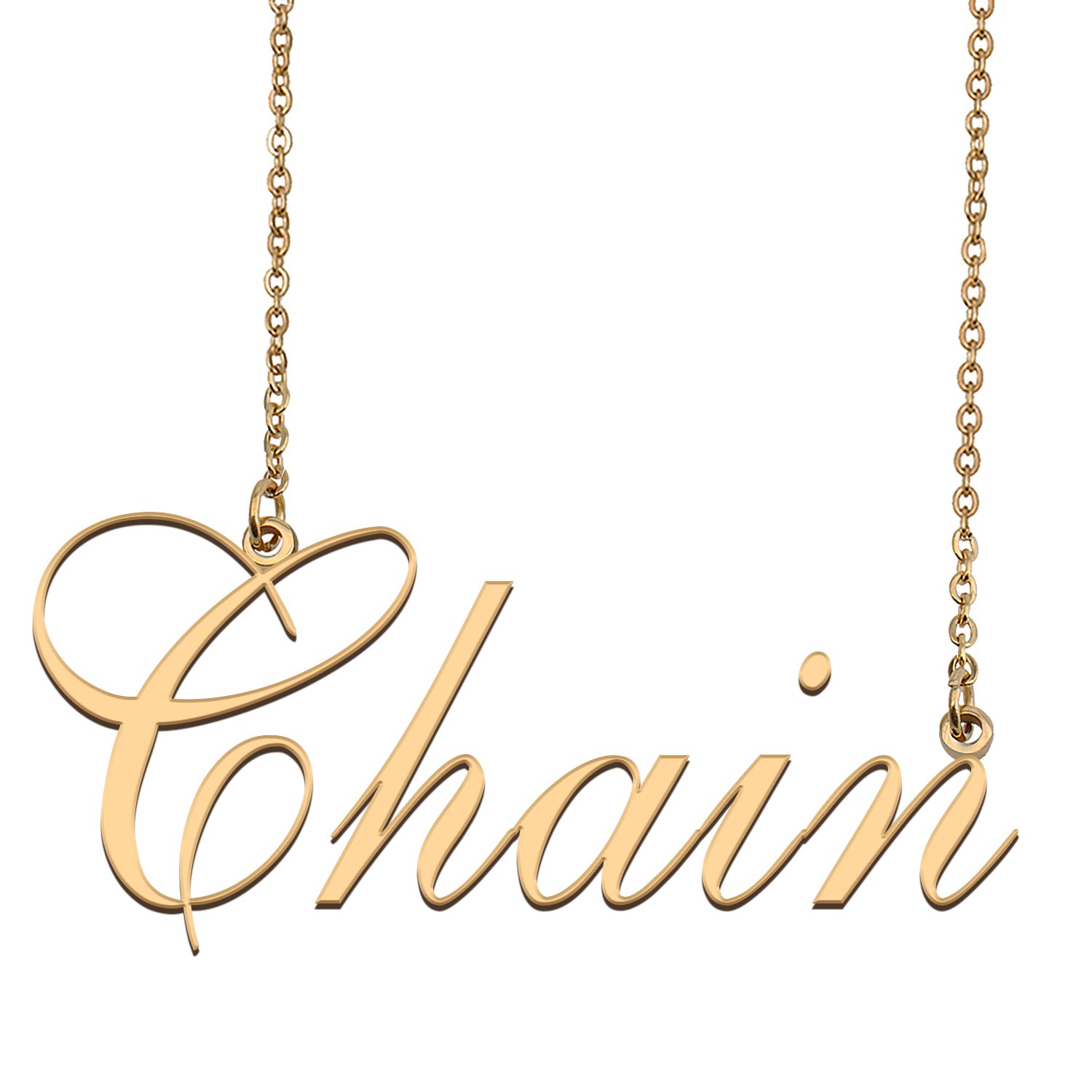 Custom Made Dainty My Name Necklace Best Friendship Jewelry Gifts for Her Chain