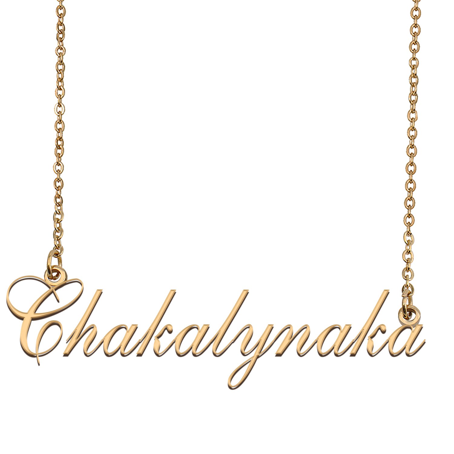 Custom Made Dainty My Name Necklace Best Friendship Jewelry Gifts for Her Chakalynaka