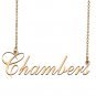 Custom Made Dainty My Name Necklace Best Friendship Jewelry Gifts for Her Chambers