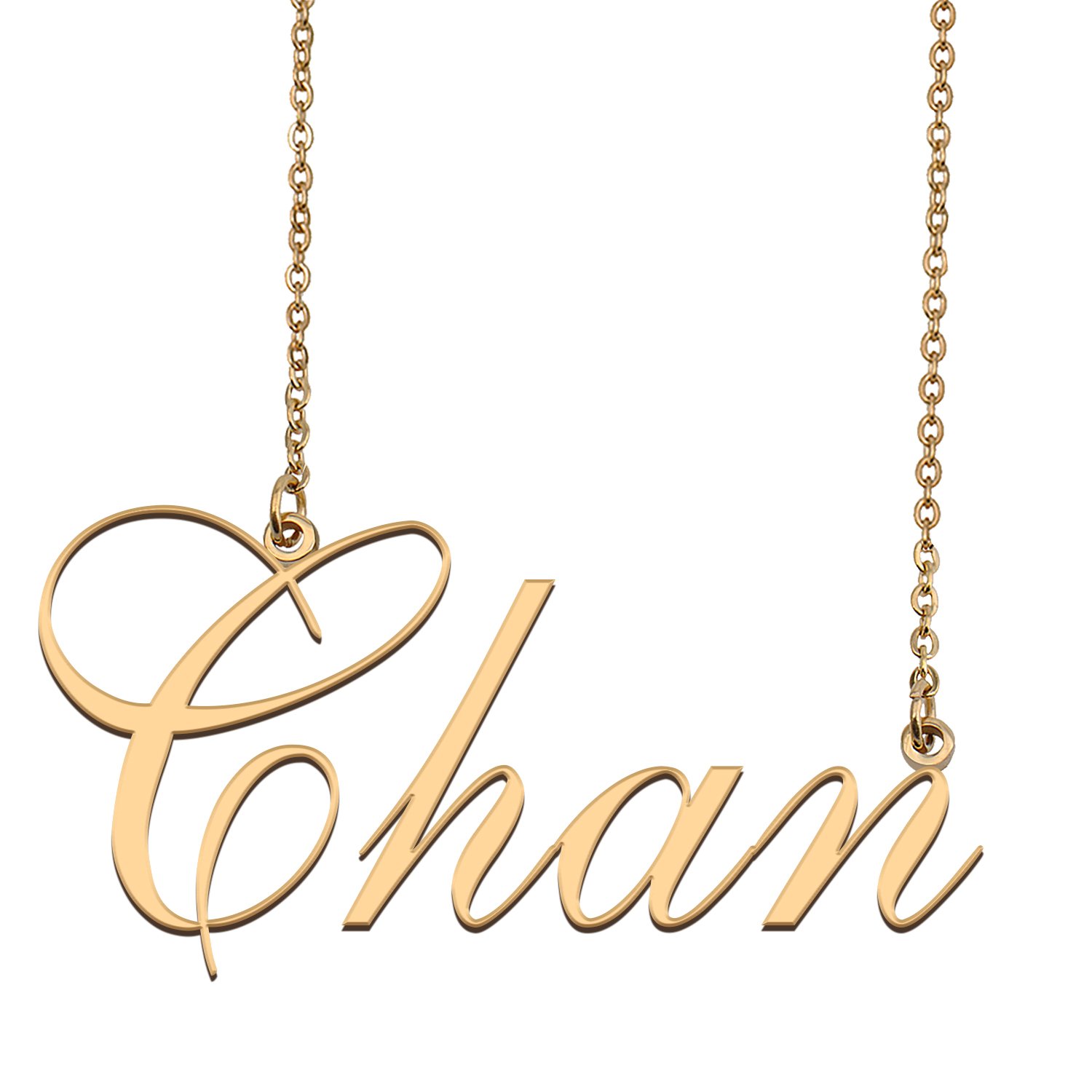 Custom Made Dainty My Name Necklace Best Friendship Jewelry Gifts for Her Chan