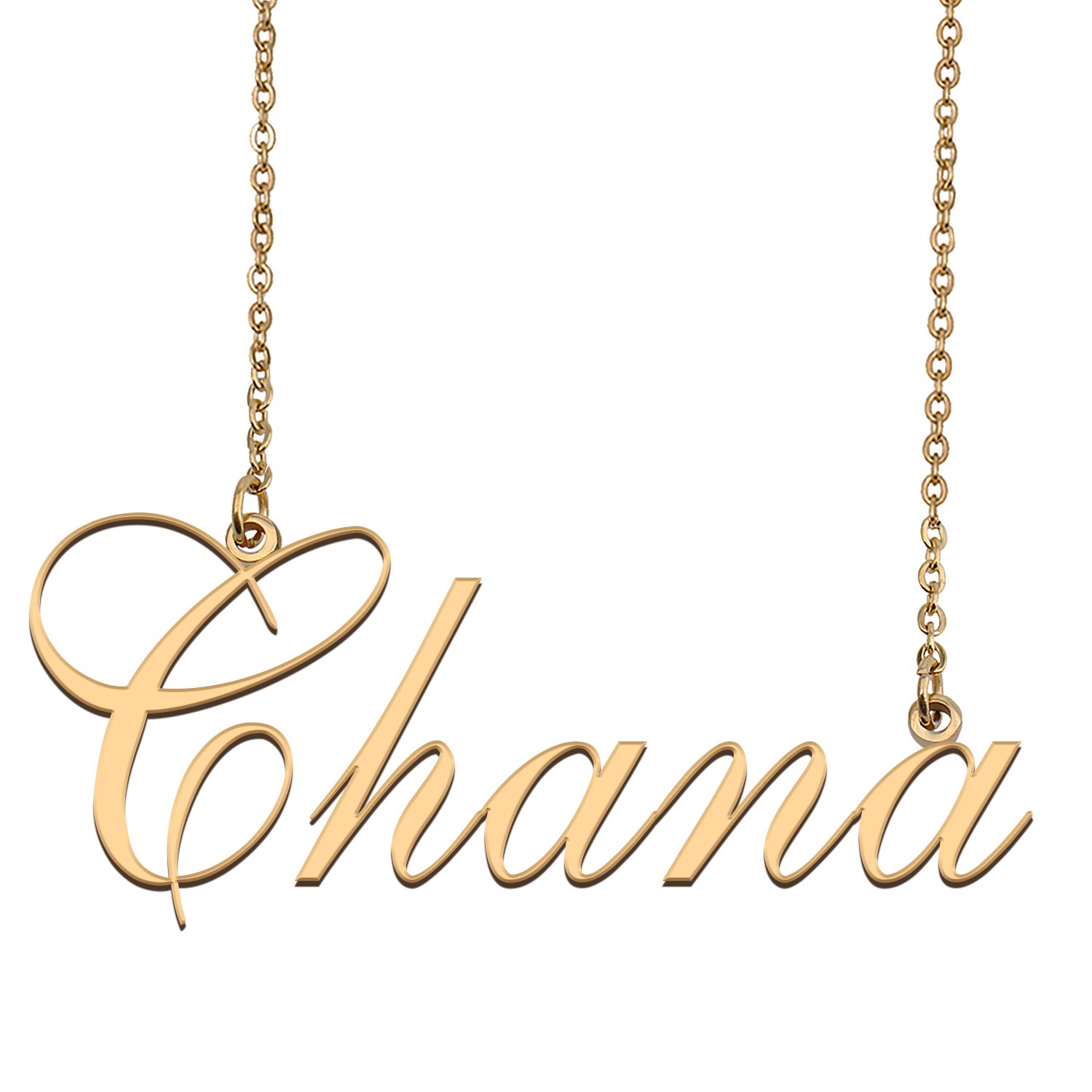 Custom Made Dainty My Name Necklace Best Friendship Jewelry Gifts for Her Chana
