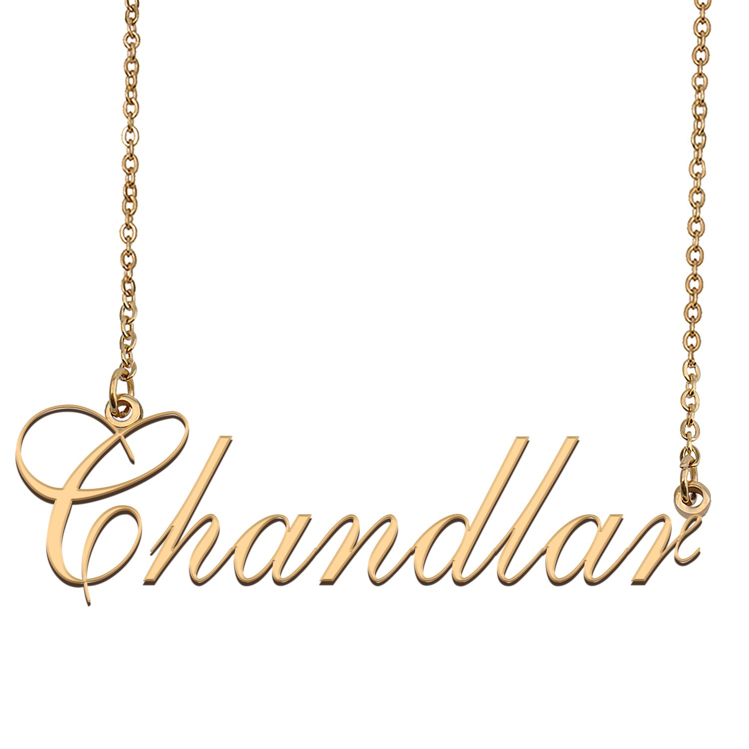 Custom Made Dainty My Name Necklace Best Friendship Jewelry Gifts for Her Chandlar