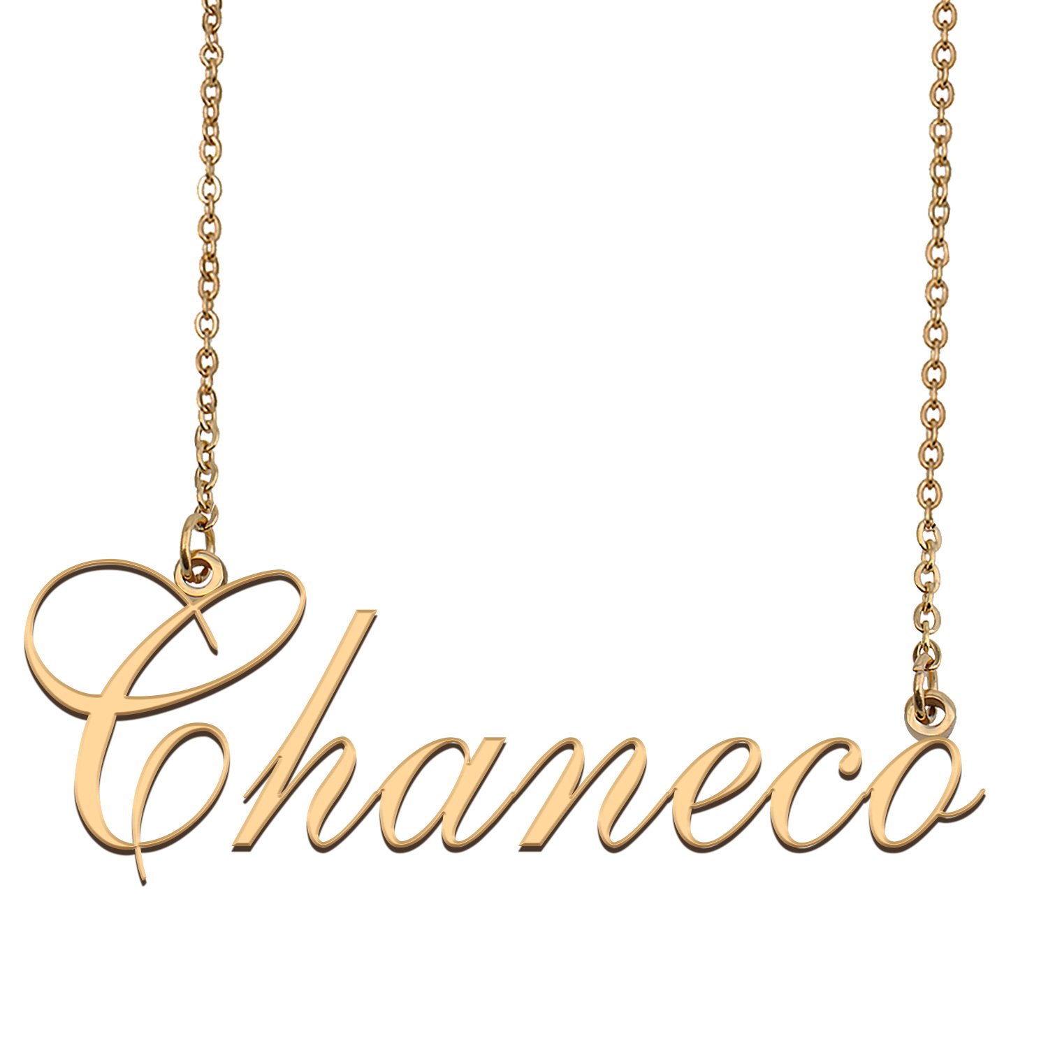 Custom Made Dainty My Name Necklace Best Friendship Jewelry Gifts for Her Chaneco
