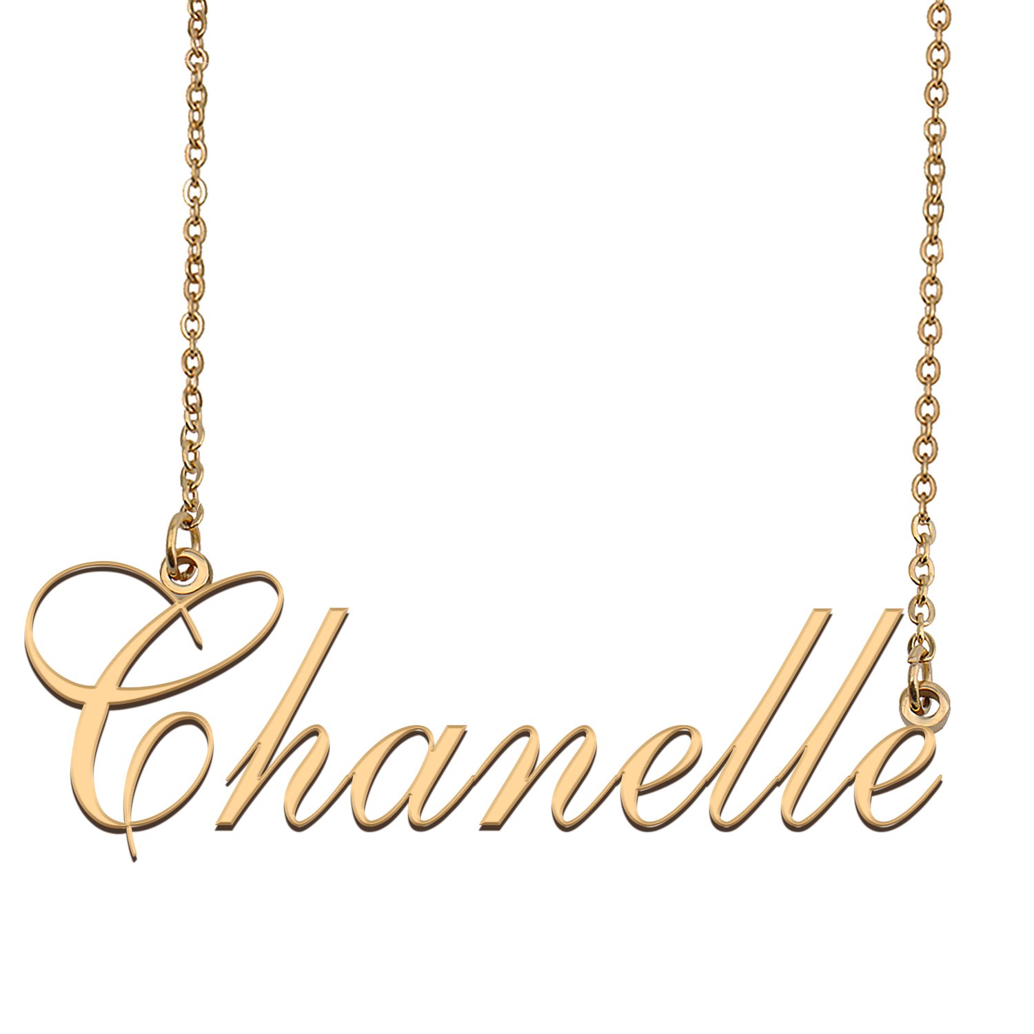 Custom Made Dainty My Name Necklace Best Friendship Jewelry Gifts for Her Chanelle