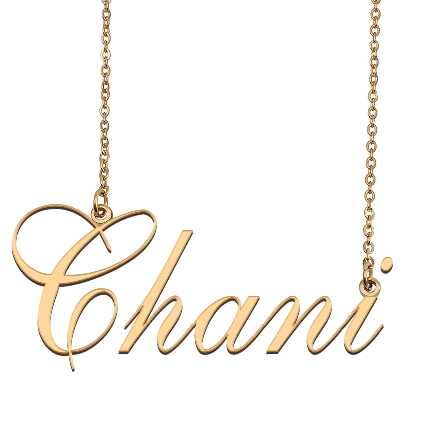 Custom Made Dainty My Name Necklace Best Friendship Jewelry Gifts for Her Chani