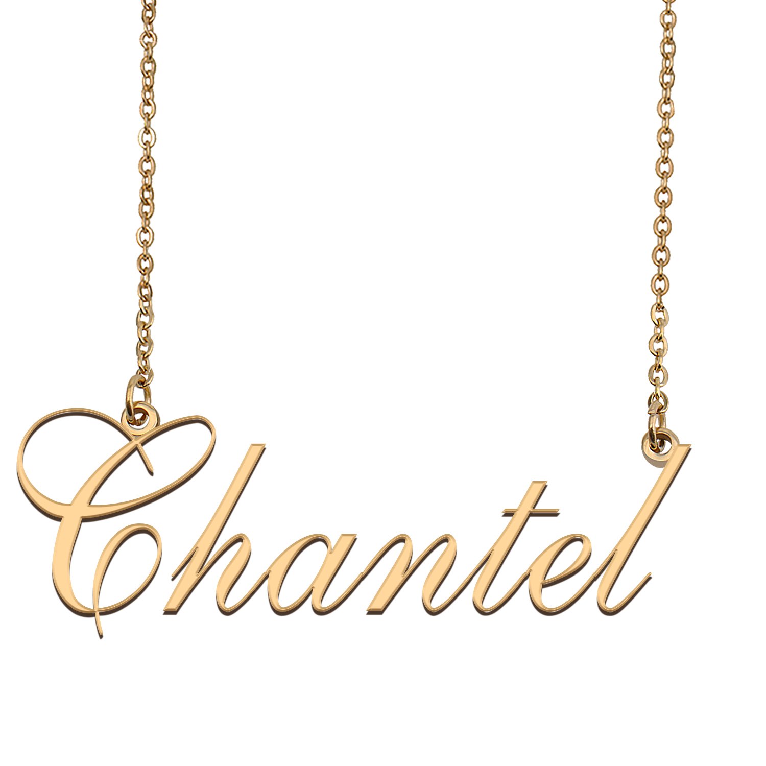 Custom Made Dainty My Name Necklace Best Friendship Jewelry Gifts for Her Chantel