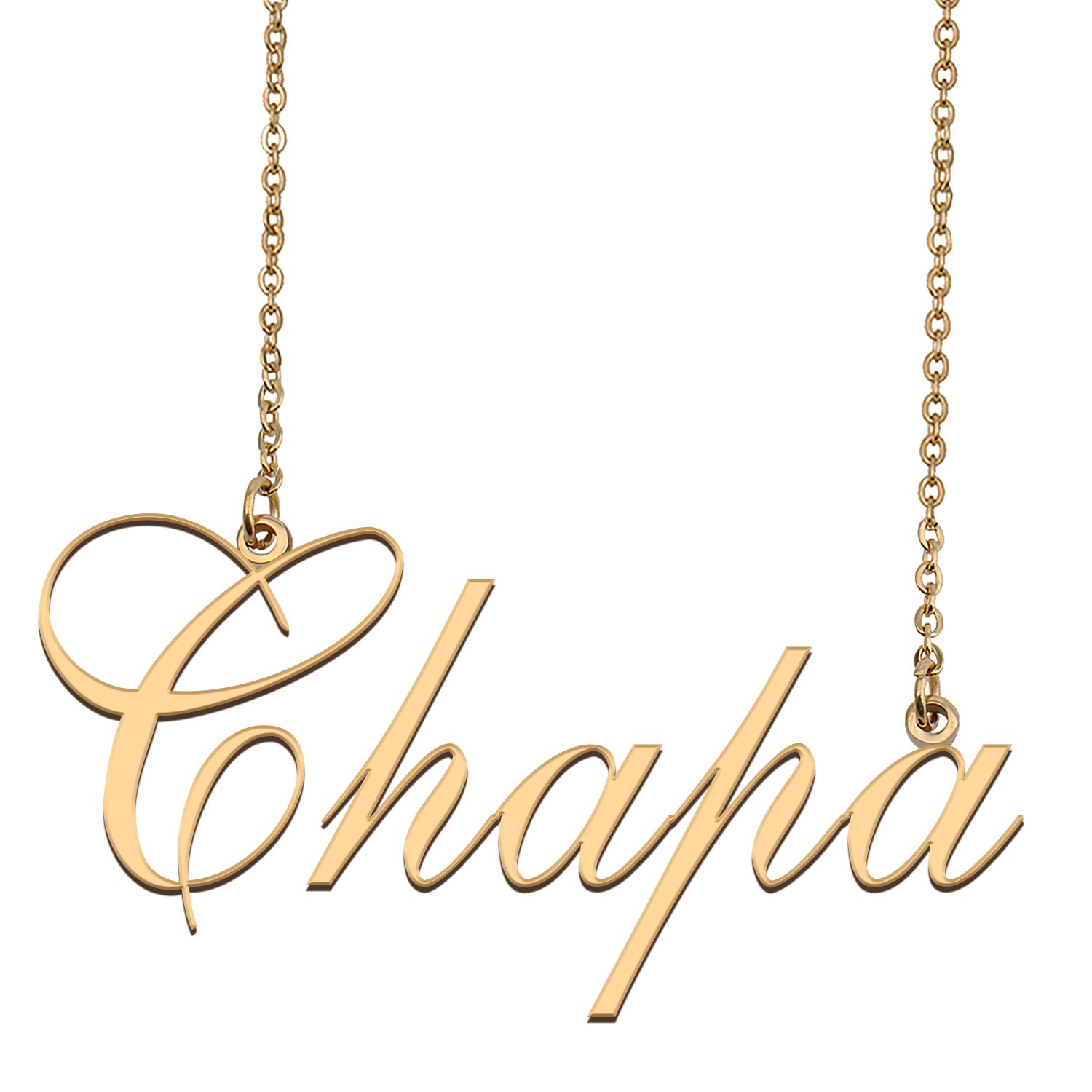 Custom Made Dainty My Name Necklace Best Friendship Jewelry Gifts for Her Chapa