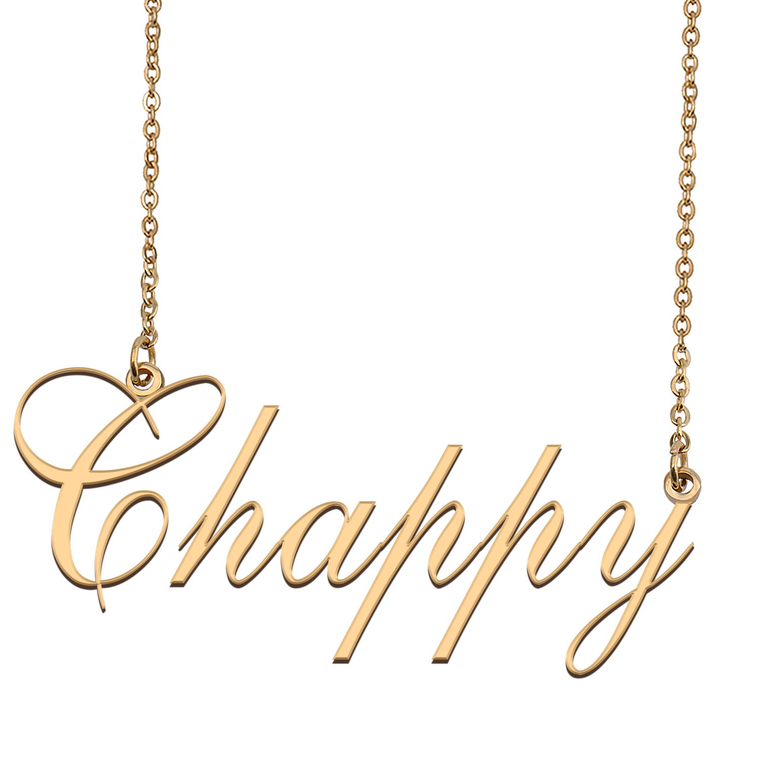 Custom Made Dainty My Name Necklace Best Friendship Jewelry Gifts for Her Chappy
