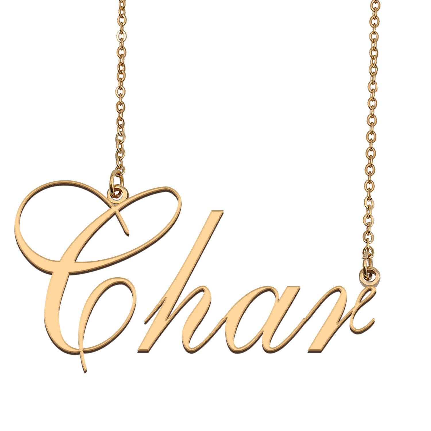 Custom Made Dainty My Name Necklace Best Friendship Jewelry Gifts for Her Char