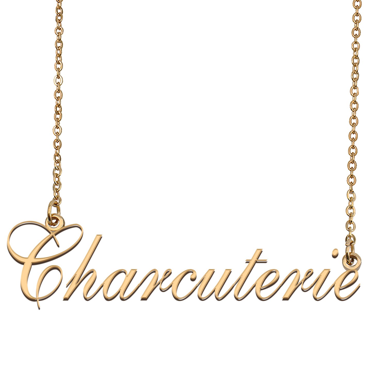 Custom Made Dainty My Name Necklace Best Friendship Jewelry Gifts for Her Charcuterie