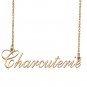 Custom Made Dainty My Name Necklace Best Friendship Jewelry Gifts for Her Charcuterie