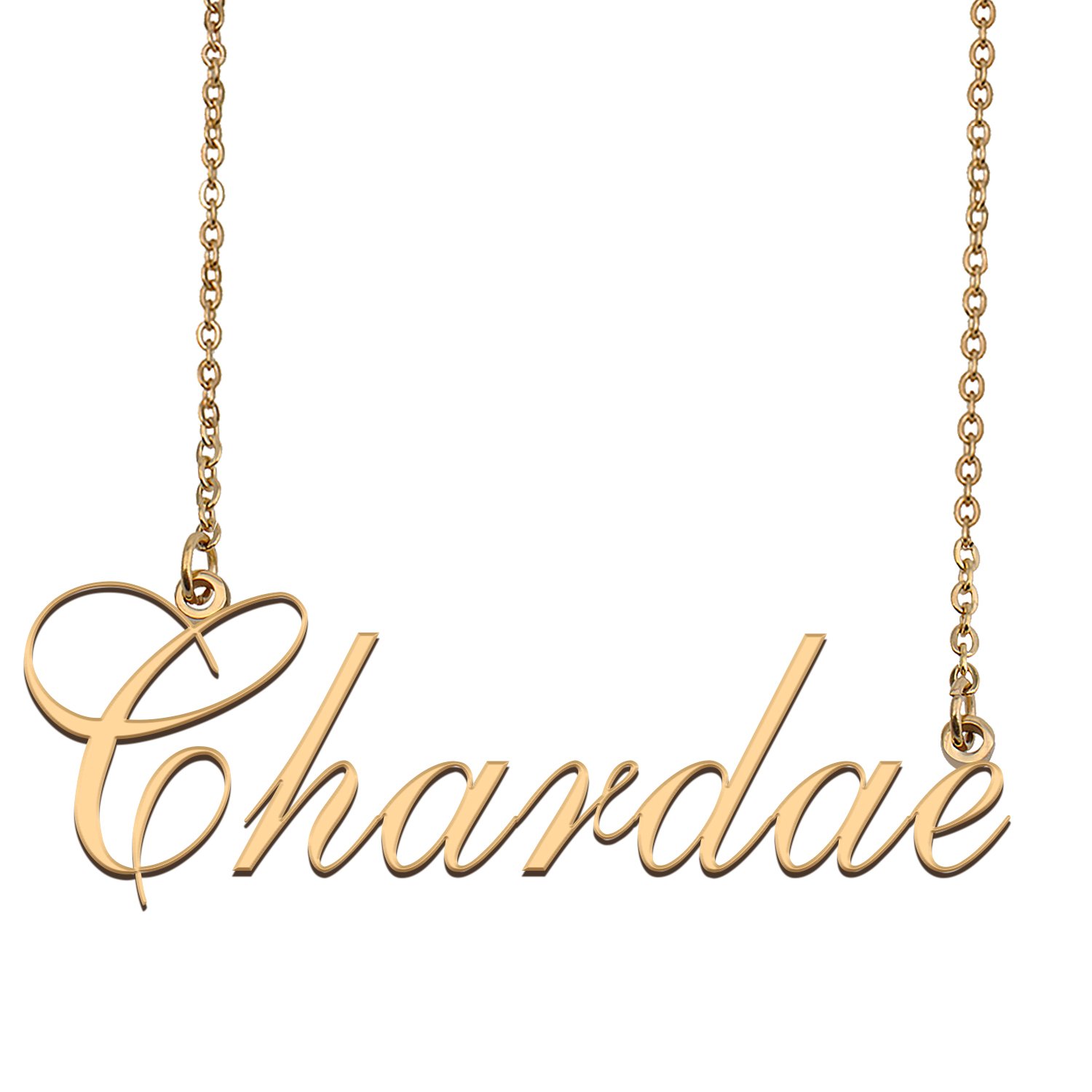 Custom Made Dainty My Name Necklace Best Friendship Jewelry Gifts for Her Chardae