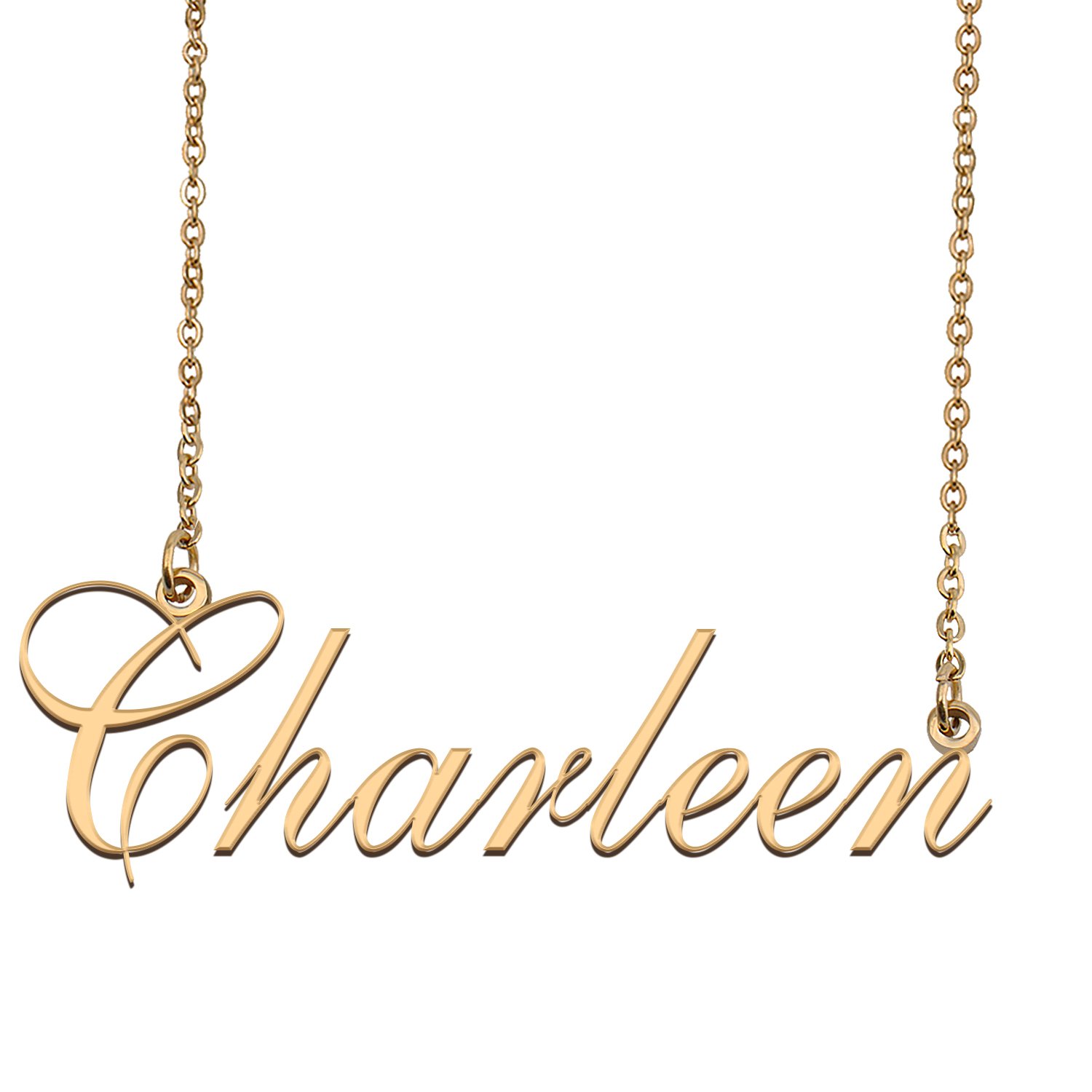 Custom Made Dainty My Name Necklace Best Friendship Jewelry Gifts for Her Charleen