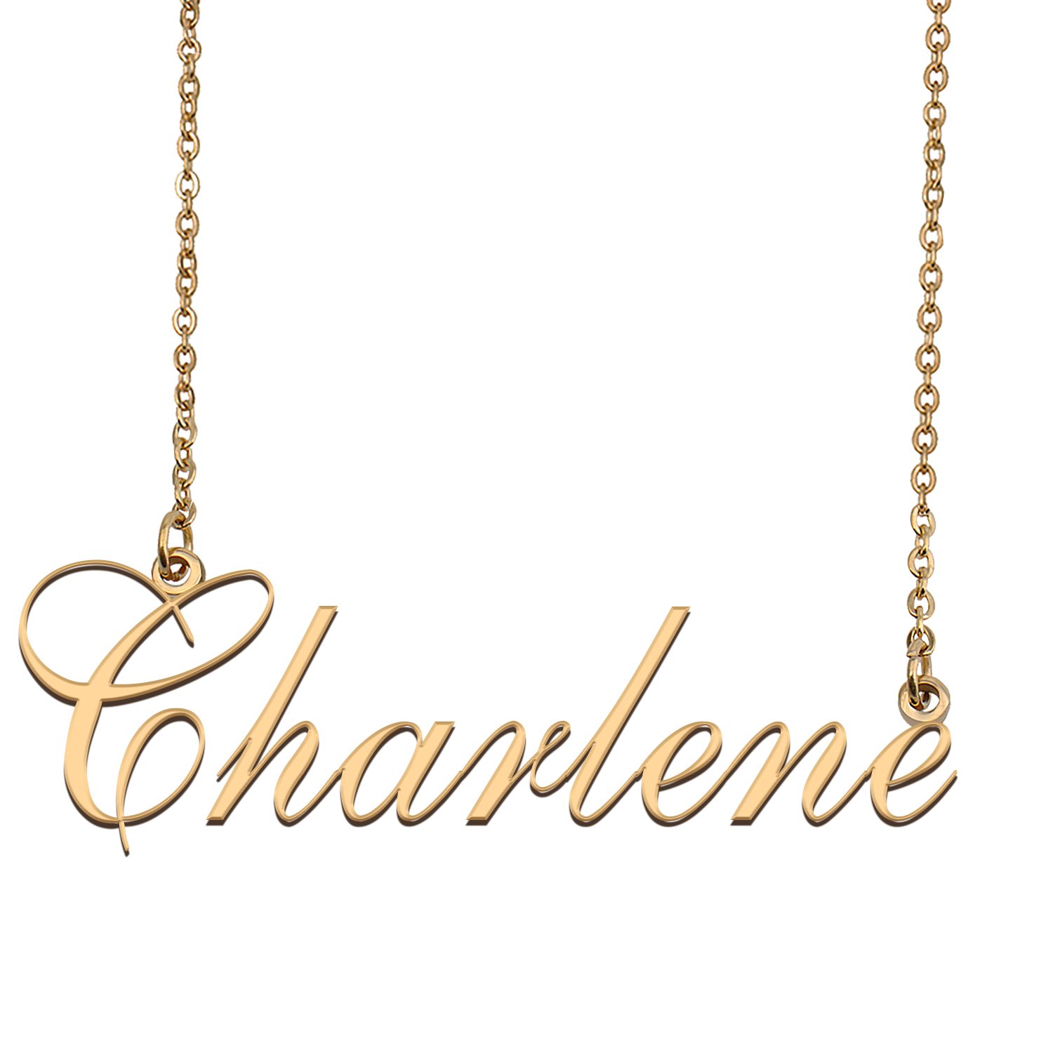 Custom Made Dainty My Name Necklace Best Friendship Jewelry Gifts for Her Charlene