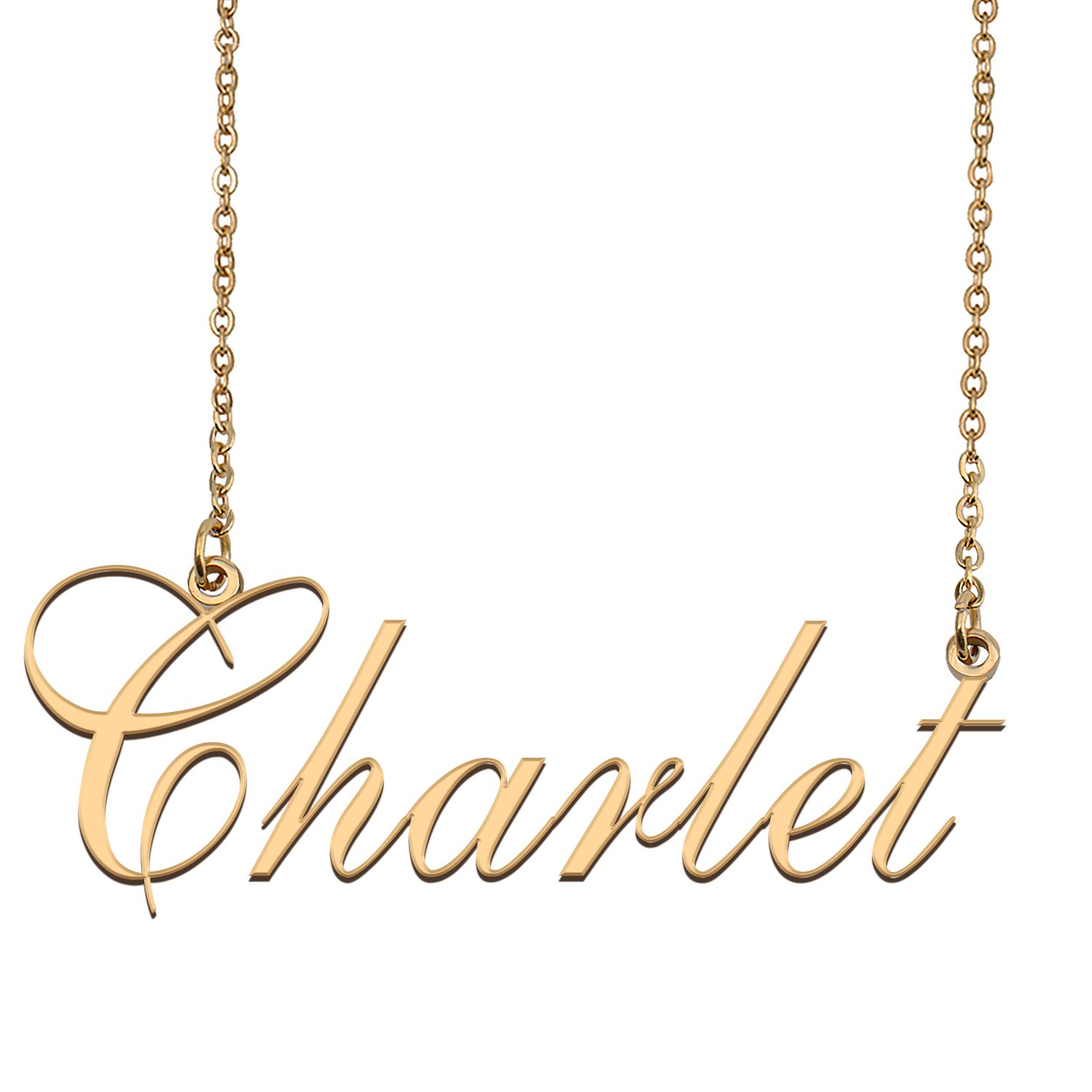 Custom Made Dainty My Name Necklace Best Friendship Jewelry Gifts for Her Charlet