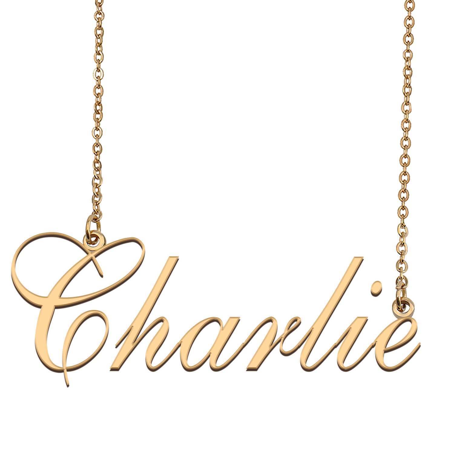 Custom Made Dainty My Name Necklace Best Friendship Jewelry Gifts for Her Charlie