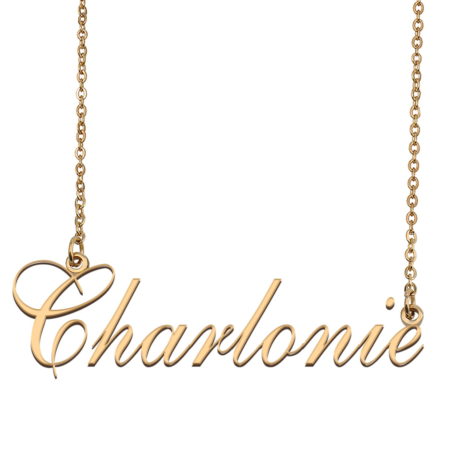 Custom Made Dainty My Name Necklace Best Friendship Jewelry Gifts for Her Charlonie