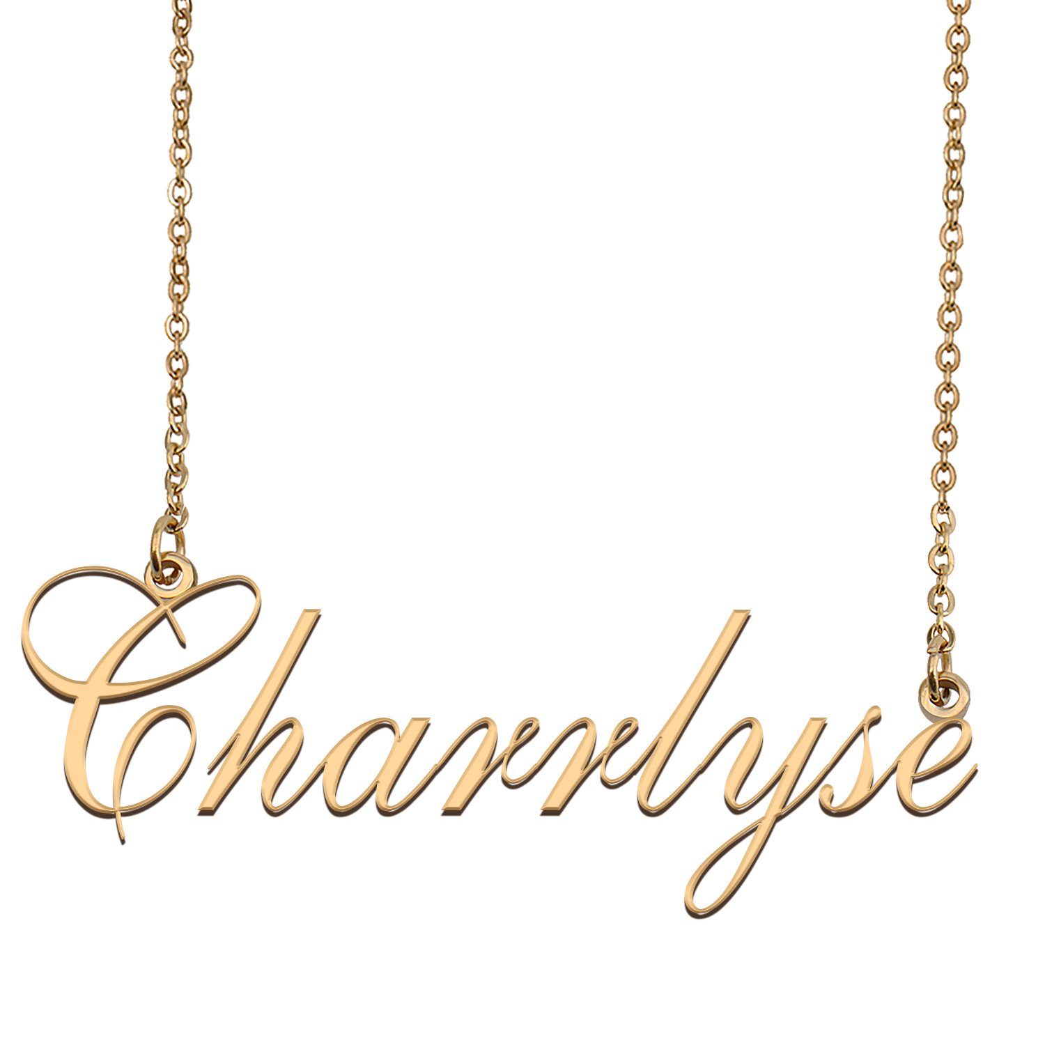 Custom Made Dainty My Name Necklace Best Friendship Jewelry Gifts for Her Charrlyse
