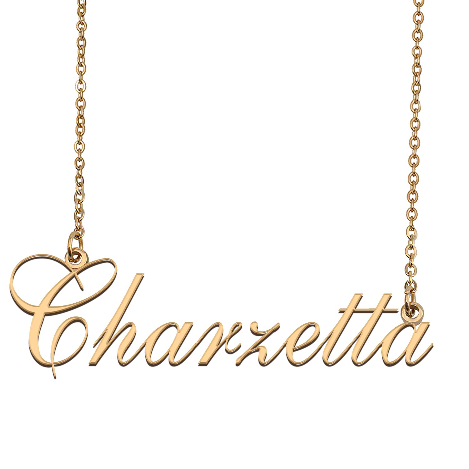 Custom Made Dainty My Name Necklace Best Friendship Jewelry Gifts for Her Charzetta