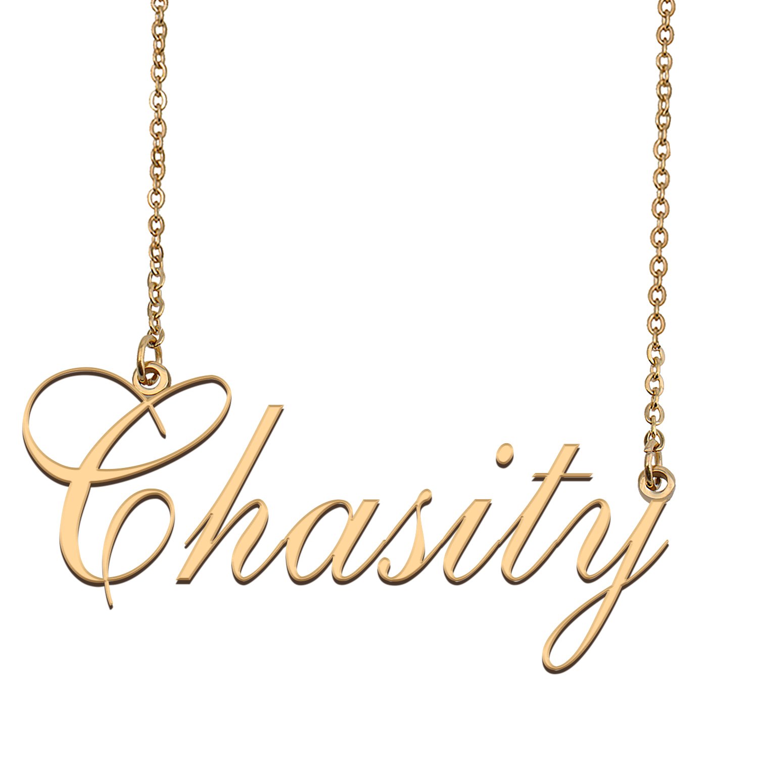 Custom Made Dainty My Name Necklace Best Friendship Jewelry Gifts for Her Chasity