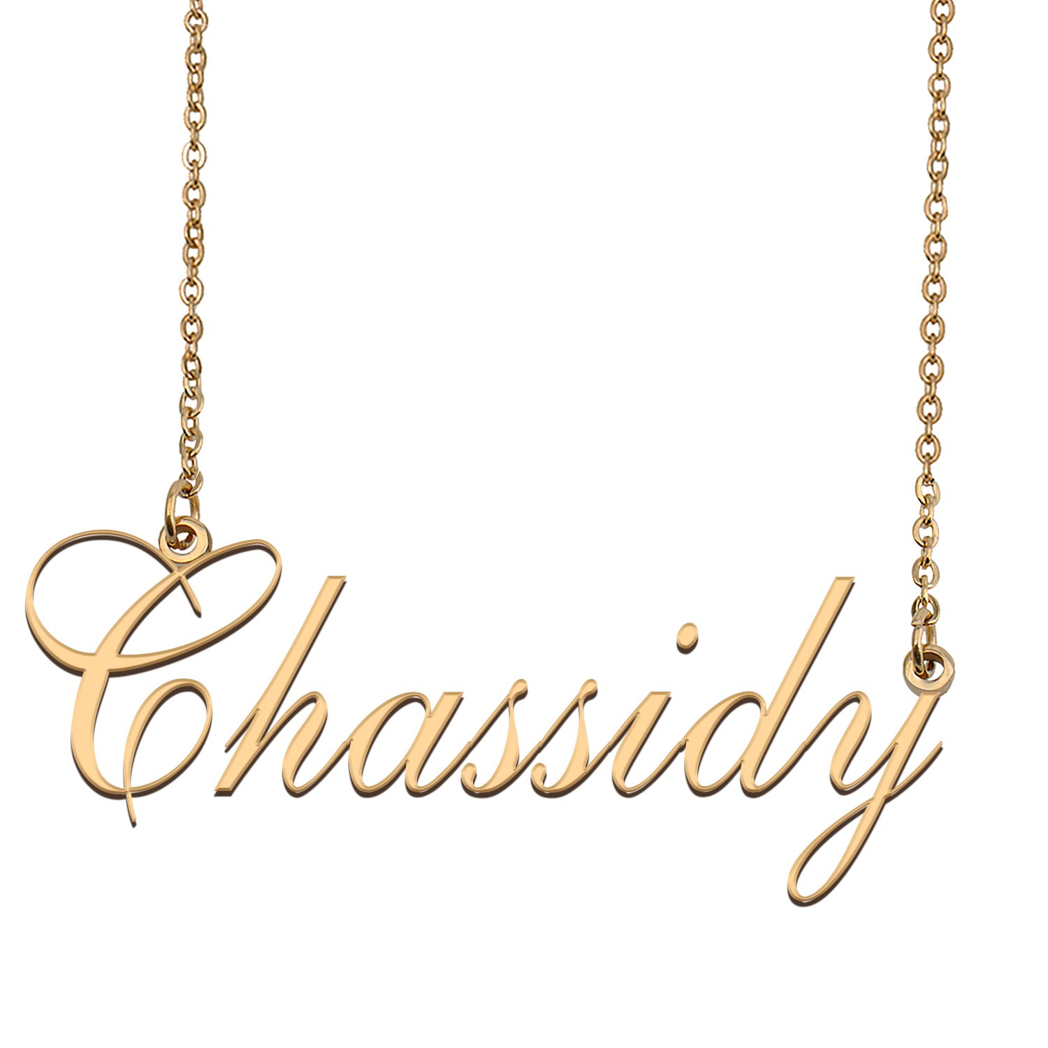 Custom Made Dainty My Name Necklace Best Friendship Jewelry Gifts for Her Chassidy