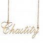 Custom Made Dainty My Name Necklace Best Friendship Jewelry Gifts for Her Chastity