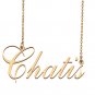 Custom Made Dainty My Name Necklace Best Friendship Jewelry Gifts for Her Chatis